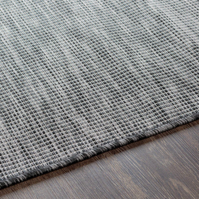 Aroona Black&Taupe Striped Flatweave Carpet - Clearance