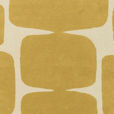 Astor Modern Yellow Wool Carpet