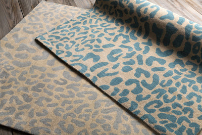 Amarillo Leopard Print Area Rug - Clearance