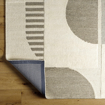 Brooklyn Beige Modern Wool Rug