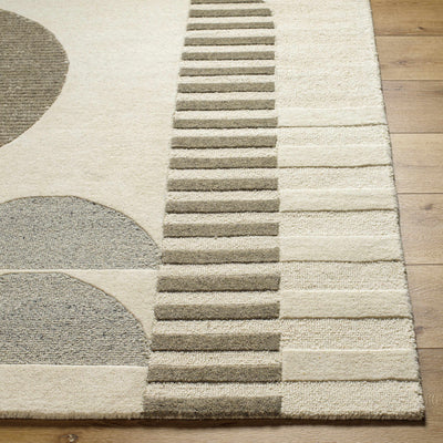 Brooklyn Beige Modern Wool Rug