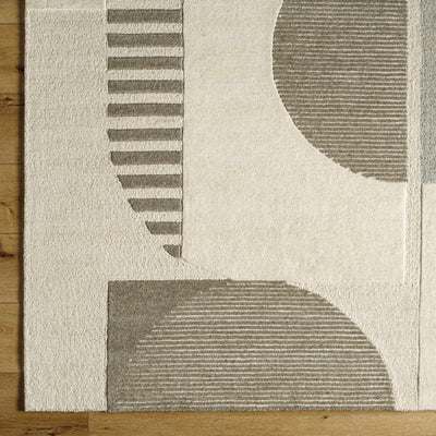 Brooklyn Beige Modern Wool Rug