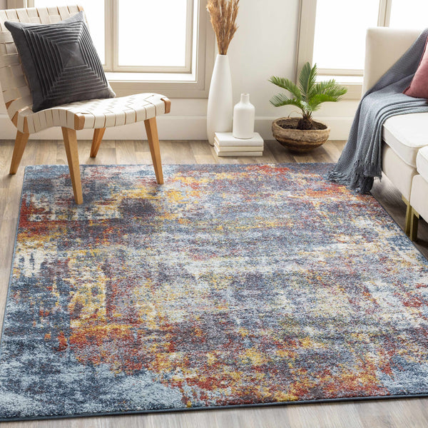 Auckley Colorful Abstract Area Rug