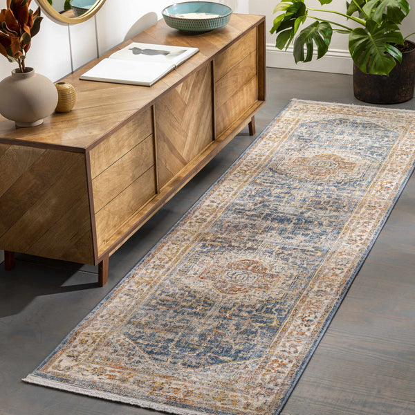 Solana Distressed Medallion Area Carpet - Clearance