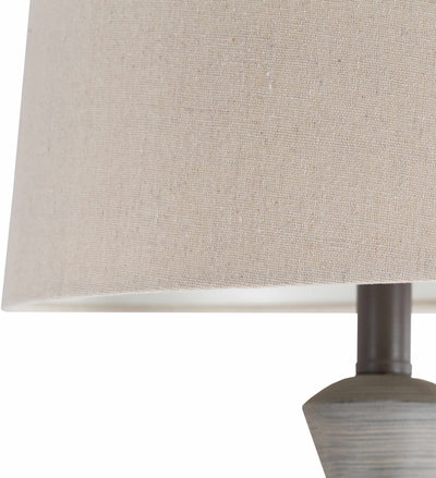 Balimbing White Ceramic Sculptural Table Lamp