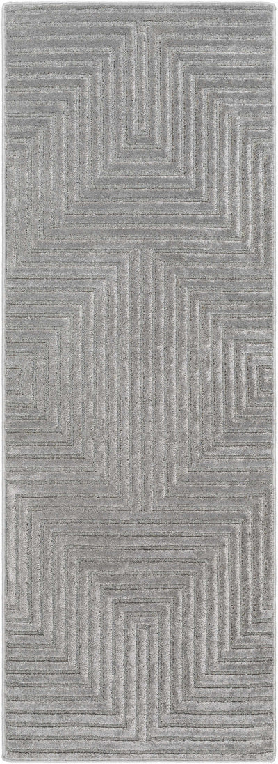 Banayoyo Gray Carved Wool&Viscose Rug