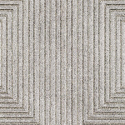 Banayoyo Gray Carved Wool&Viscose Rug