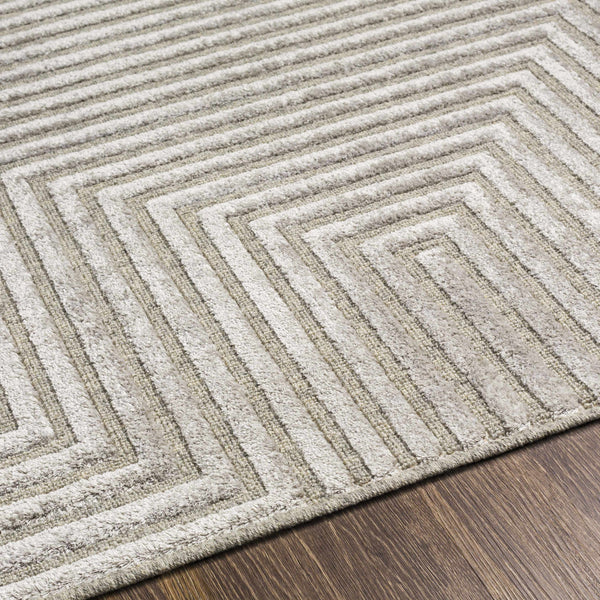 Banayoyo Gray Carved Wool&Viscose Rug