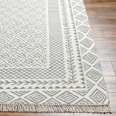 Bayou Wool Area Rug with tassels