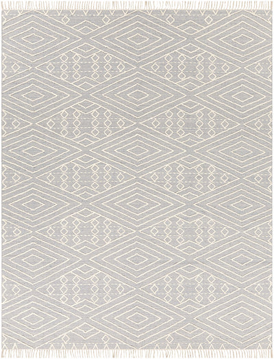 Skedee Slate/Cream Diamond Area Rug - Clearance