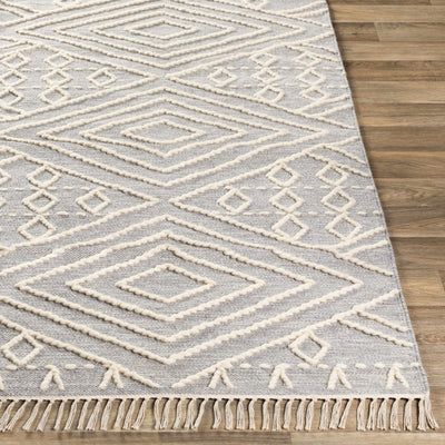 Skedee Slate/Cream Diamond Area Rug - Clearance