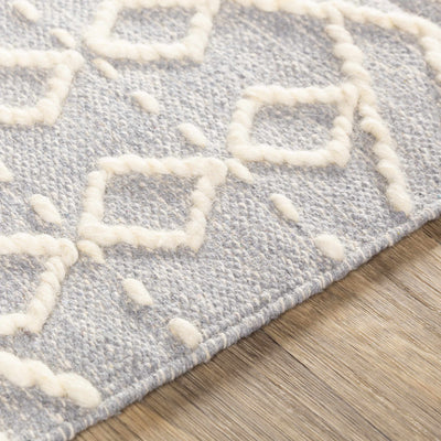 Skedee Slate/Cream Diamond Area Rug - Clearance