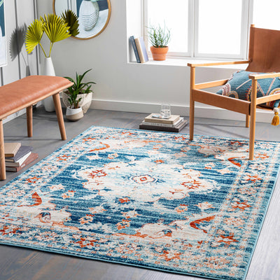 Liciada Navy Area Rug - Clearance