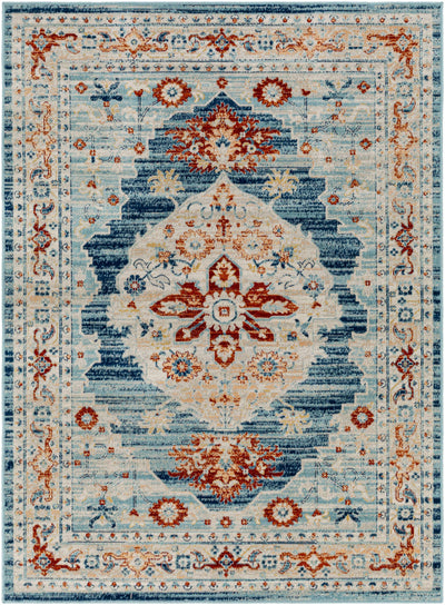 Agos Blue Indoor & Outdoor Rug - Clearance