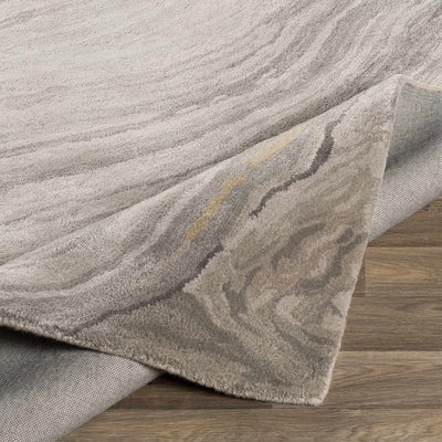 Berino Beige Viscose&Wool Marble Rug