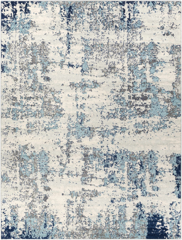 Beverly Abstract Blue Area Rug