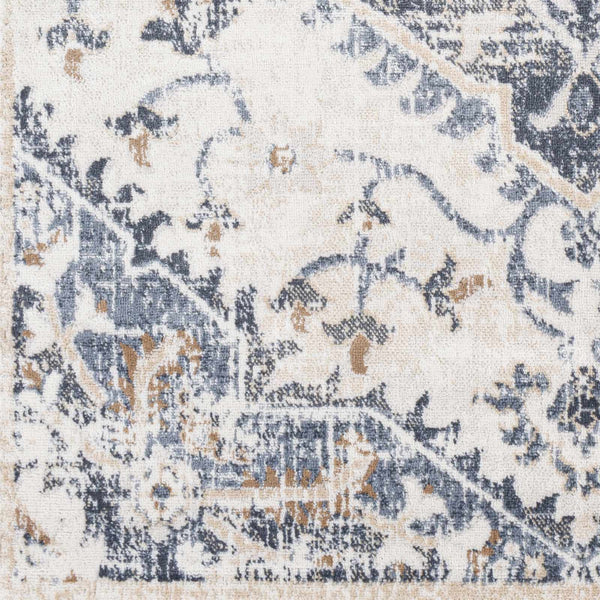 Biggleswade Denim Medallion Area Rug