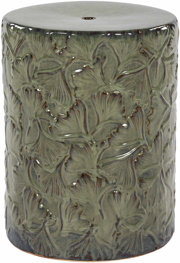 Natividad Vintage Floral Ceramic Stool