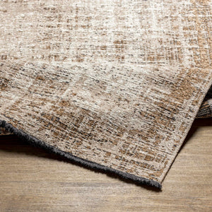 Binh Rustic Brown Rug with fringes - Clearance