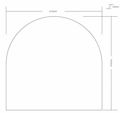 Brembilla Black Frame Mirror