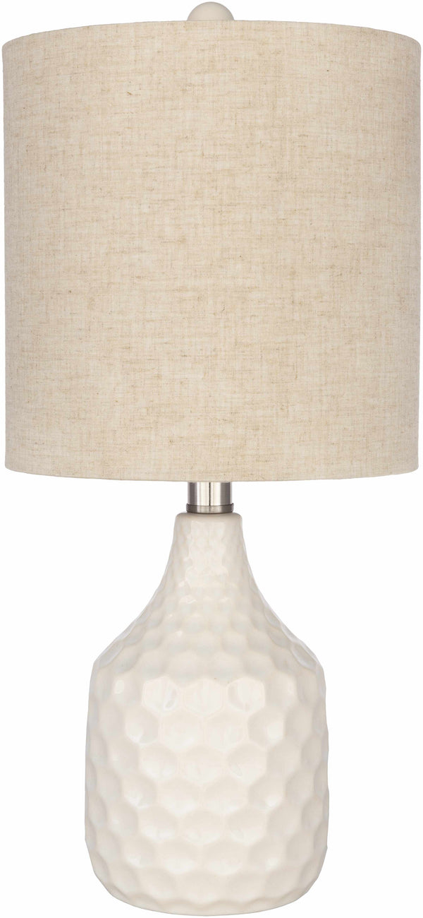 Gulmarrad Textured Ivory Ceramic Table Lamp