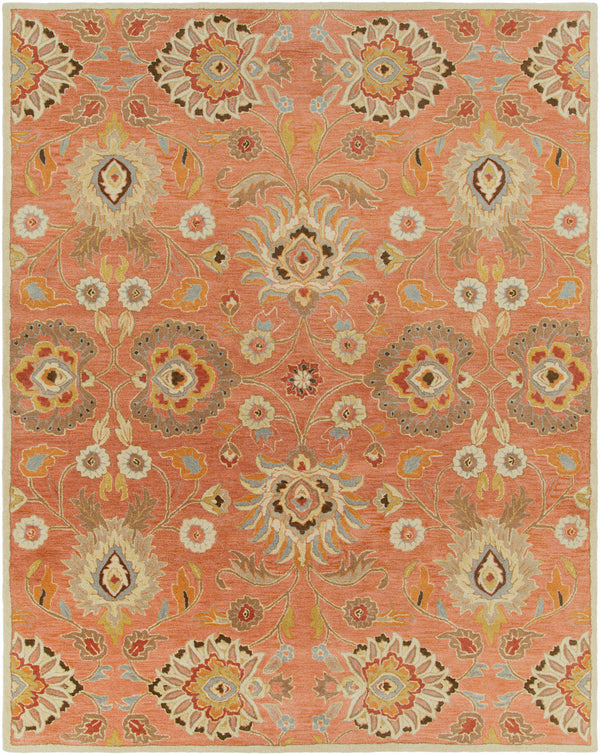 Conesus Burnt Orange 1112 Wool Area Rug