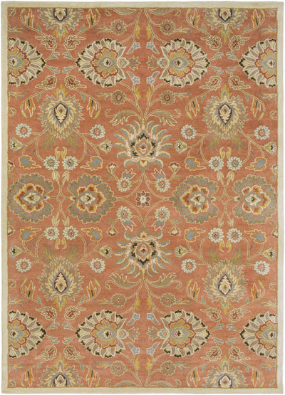 Conesus Burnt Orange 1112 Wool Area Rug