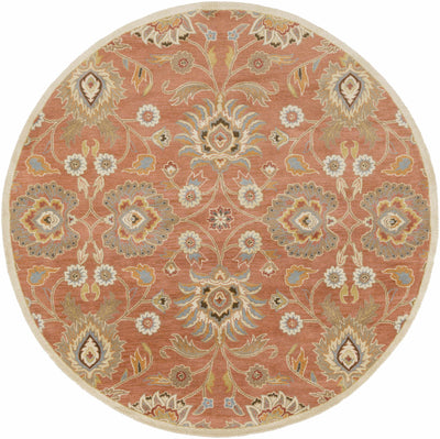 Conesus Burnt Orange 1112 Wool Area Rug