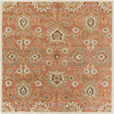 Conesus Burnt Orange 1112 Wool Area Rug