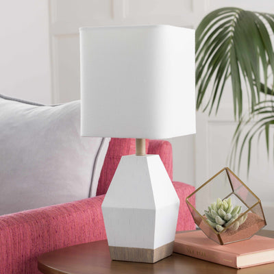 Blinsung White Contemporary Table Lamp