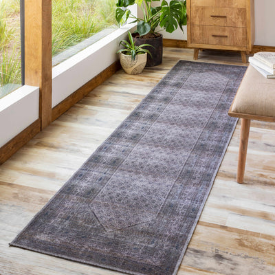 Brown Ballinasloe Vintage Washable Area Rug - Clearance