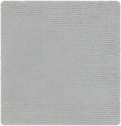 Brockton Solid Wool Area Light Gray Rug