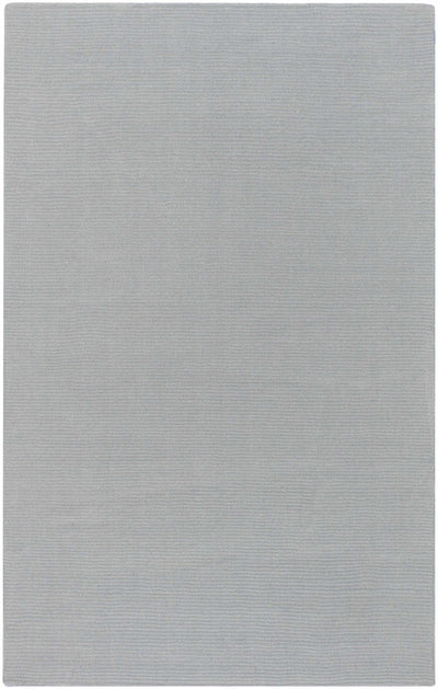 Brockton Solid Wool Area Light Gray Rug