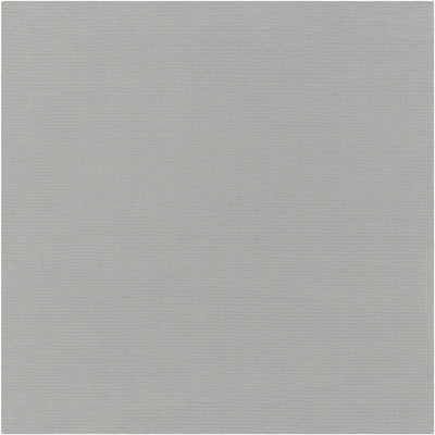 Brockton Solid Wool Area Light Gray Rug