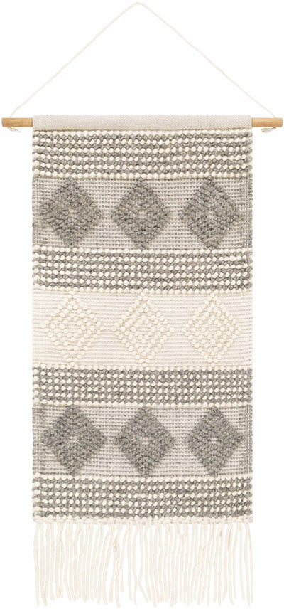 Boonesville Grey Diamond Pattern Wall Hanging