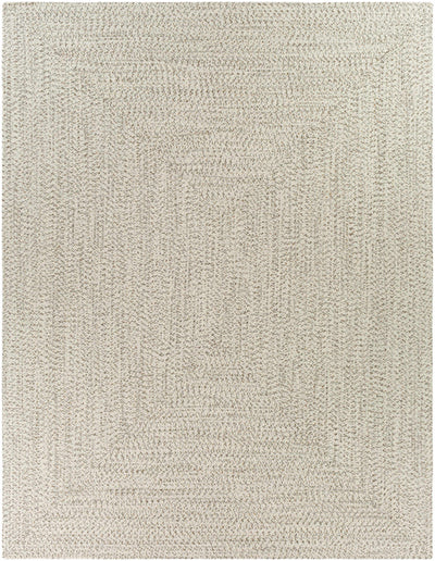 Beige Braided Faux Jute Rug