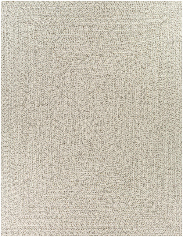 Beige Braided Faux Jute Rug