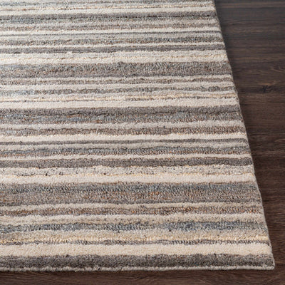 Burnage Striped Jute&Wool Area Rug