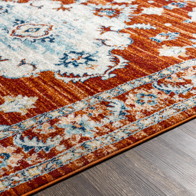 Liciada Rust Area Rug - Clearance