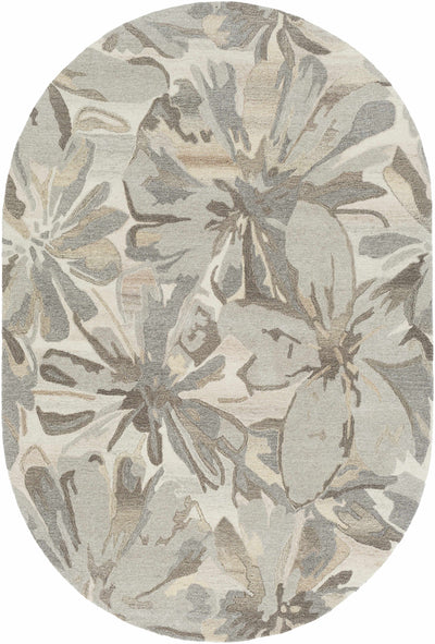 Ilfeld Athena Beige Floral Wool Rug