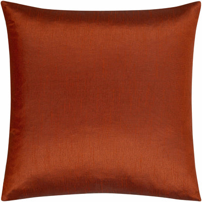 Bournemouth Rust Square Throw Pillow