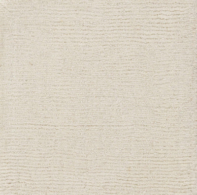 Brockton Solid Wool Light Beige Area Rug