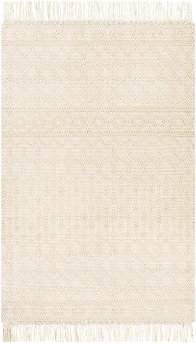 Brothers Beige Wool&Cotton Rug