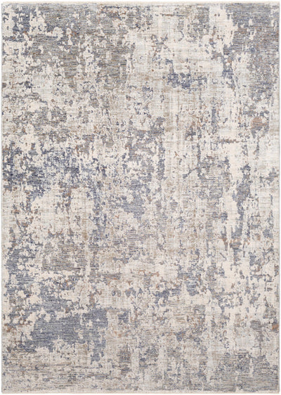 Broxbourne Abstract Denim Viscose Area Rug