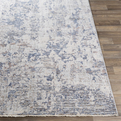 Broxbourne Abstract Denim Viscose Area Rug