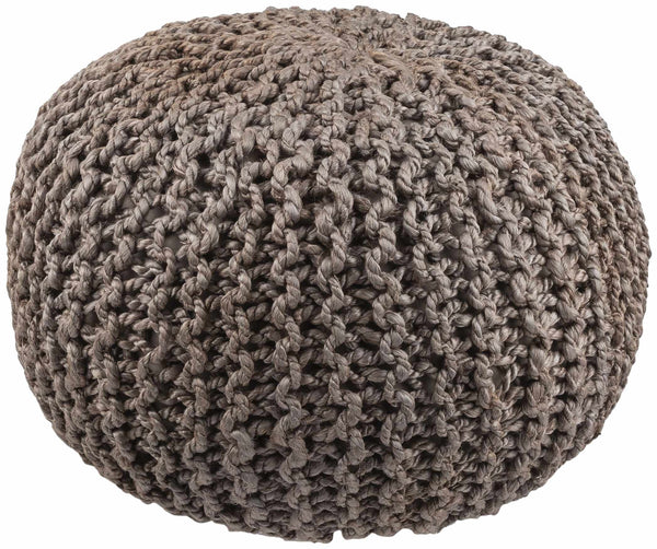 Hauenstein Knitted Jute Pouf