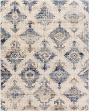 Buckner Blue Diamonds Rug - Clearance