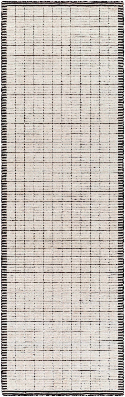 Buracan Gray Grid Rug