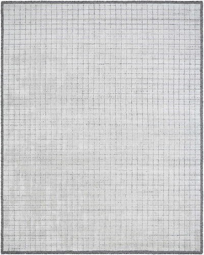 Buracan Gray Grid Rug