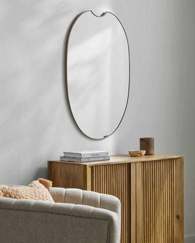 Escaudain Contemporary Gold Mirror